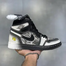 نایک جردن ۱ ساقدار فامیلیا دیا د مورتوس | Nike Jordan 1 High CMFT 2 Dia De Muertos